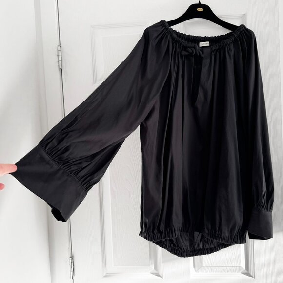 Toteme "Armo" Blouse in Black, Size XS (fits like a S/M) - Picture 6 of 10